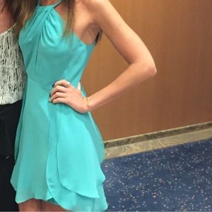 Women’s size 0 turquoise BEBE dress